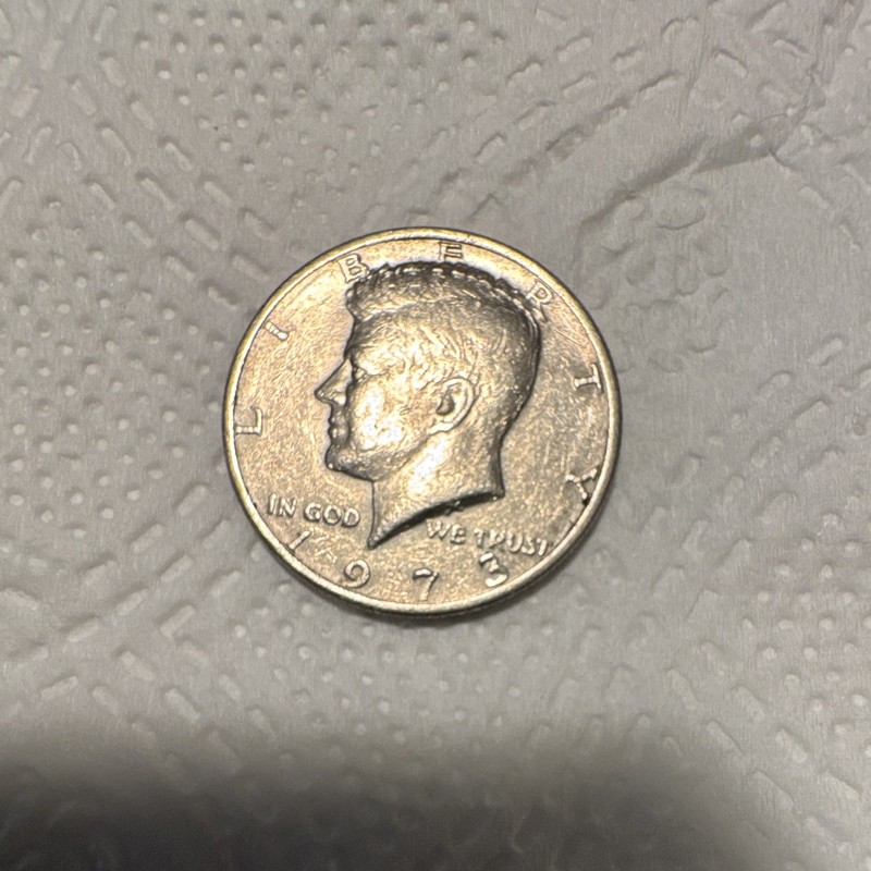 1973 Kennedy Half Dollar 50C Philadelphia Business Strike KM#202