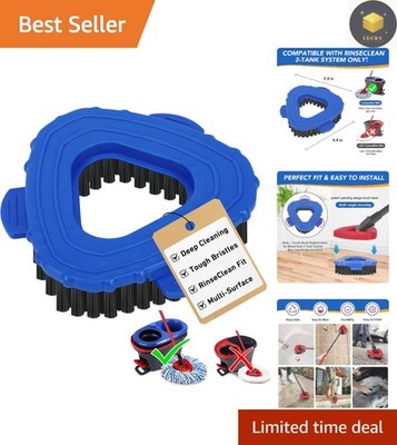 Heavy-Duty Multi-Surface Scrub Brush Head for RinseClean 2-Tank System