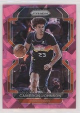 2021-22 Panini Prizm Pink Ice Prizm Cameron Johnson #186 2l4