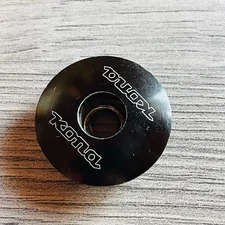 Kona 1 1/8 Threadless Headset Top Cap Black Aluminum Black