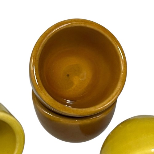 8 French Escargot Cups, Vintage French Snail Serving Pots, Ceramic Butter Pots - Picture 9 of 10