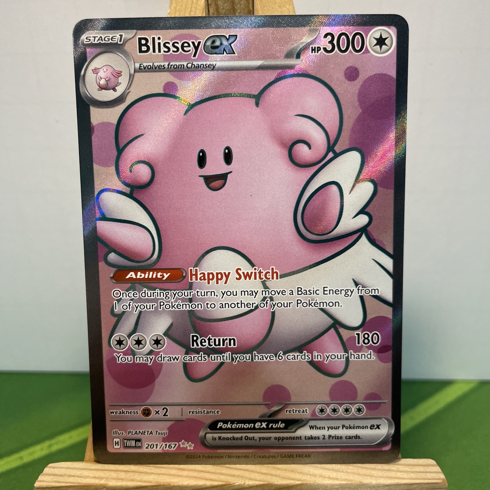 Blissey ex 201/167 Sv06: Twilight Masquerade Holo