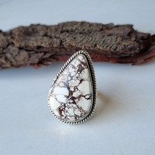 Wild Horse Jasper Gemstone Ring 925 Sterling Silver Anniversary Gift Ring PG8738