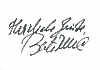 Bata Illic - Original Autograph - Approx 10x15cm - Writing