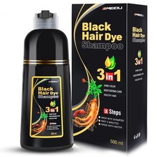 Hair Dye Shampoo 3 in 1 Hair Shampoo Instant Hair Dye Herbal Ingredients Gift US