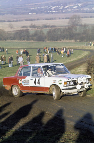 Andrzej Jaroszewicz & R Hudson-Evans, Polski-Fiat 125p Rally 1975 Old Photo 5 - Photo 1/1