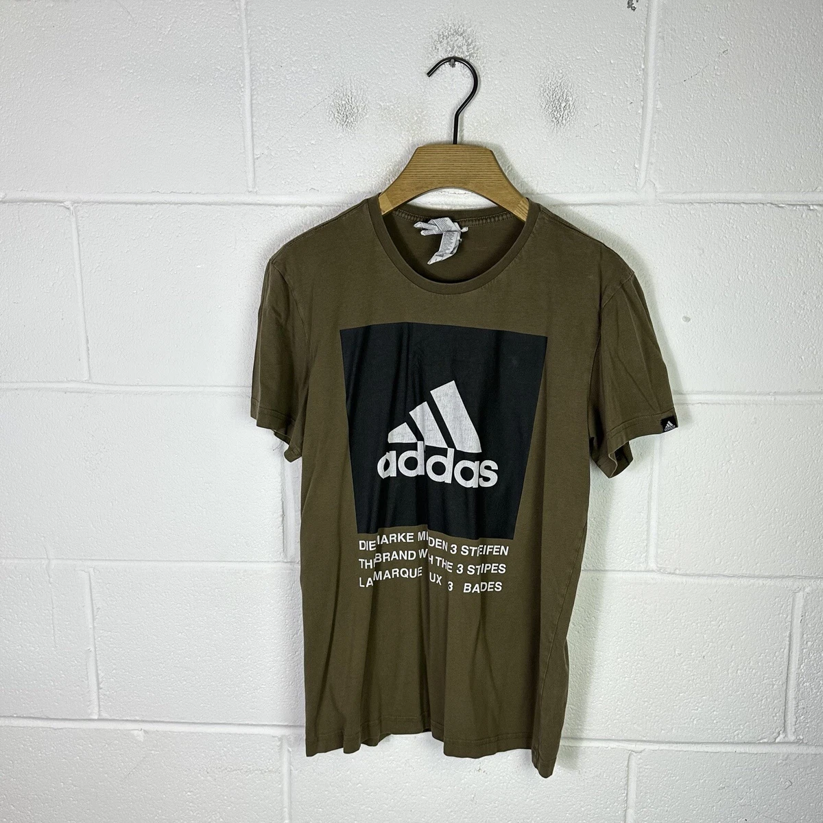 adidas shirt brown