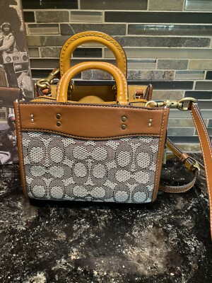 COACH 1941 ROGUE 17 SIGNATURE TEXTILE WITH DUCK PRINT C6164