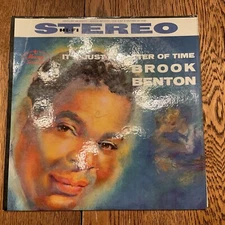 Brook Benton {It's Just A Matter Of Time} 1959 MONO Mercury MG 20421 Vinyl VG+