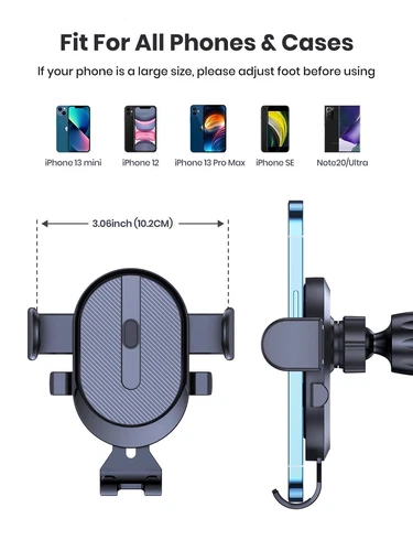 Car Mobile Phone Holder Air Vent Stand Universal 360°Rotation For iPhone Android - Picture 4 of 7
