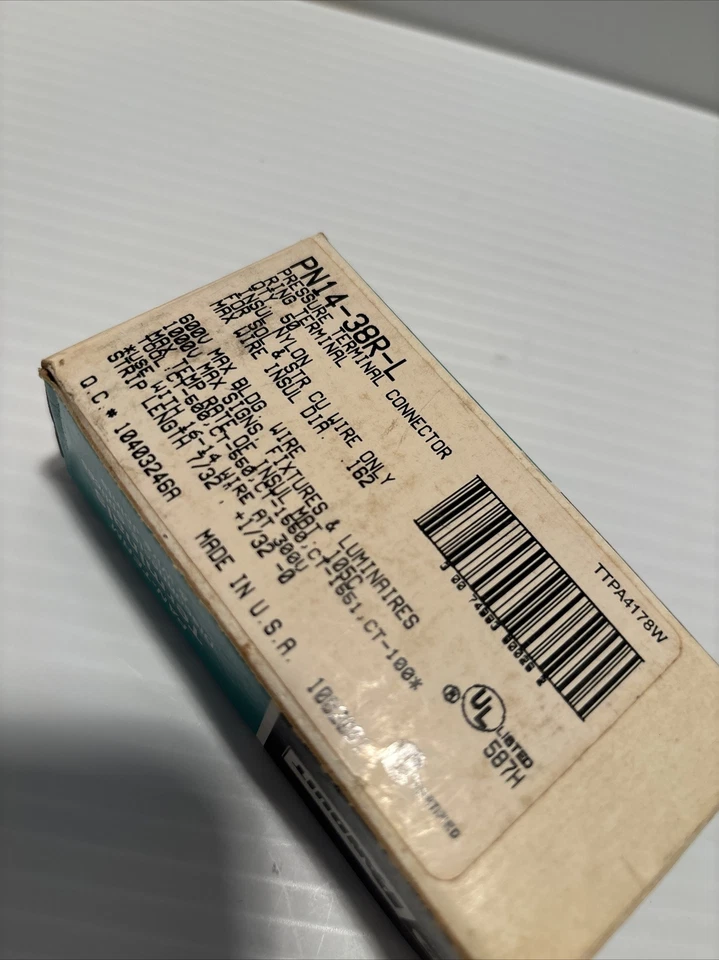 panduit Ring pan-terminals Connector Insulation Nylon 50 pcs PN14-38R-L/7/32 (3) - Image 3 of 4
