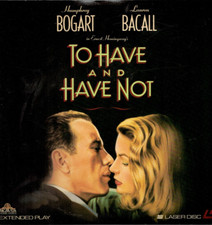 To Have and Have Not Laserdisc 