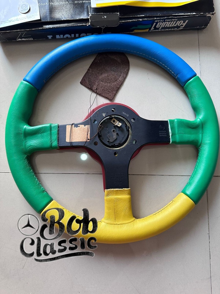 Benetton Formula ステアリングホイール Genuine Vintage MOMO BENETTON FORMULA 1 steering wheel | eBay