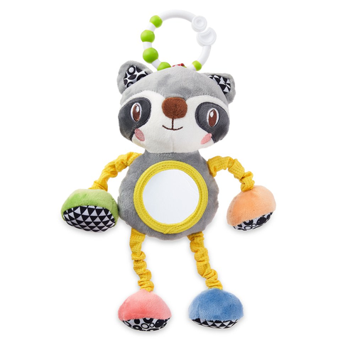 Clip-On Mirror Raccoon Toy - Picture 9 of 12