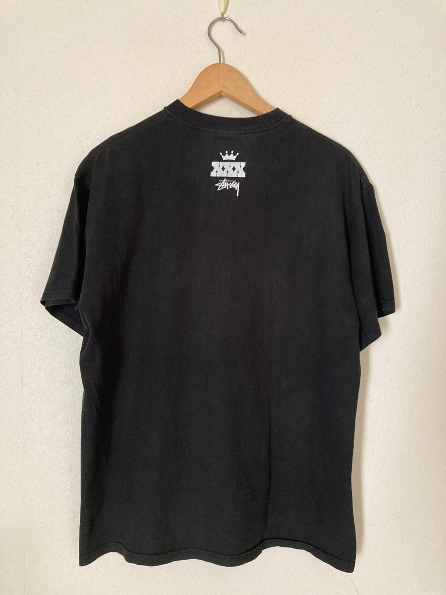 トップス Stussy Tower Record NO MUSIC NO LIFE T M Rare Japan Collaboration Tee] Stussy x Tower Records L 30th