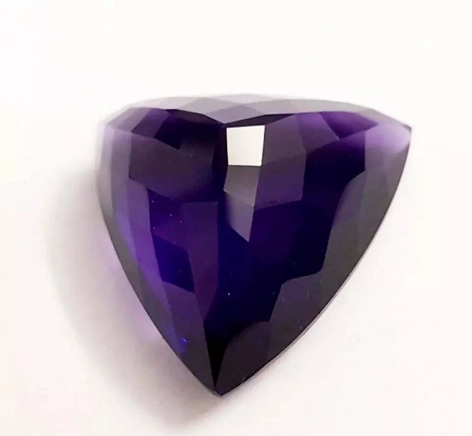 Pedra preciosa solta 100 cts plus ametista roxa natural certificada trilhão, Brasil - Imagem 4 de 4