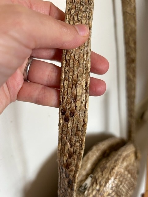 Genuine python purse/bag. Unique custom made genu… - image 9