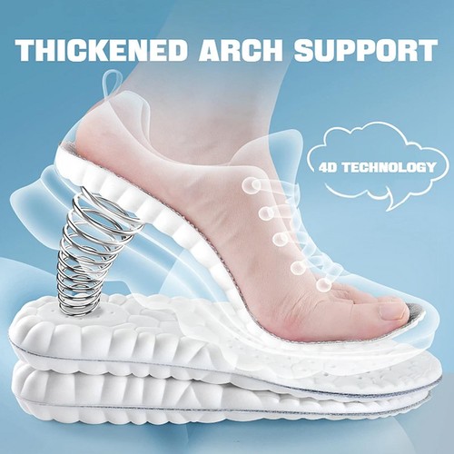 2Pair 4D CLOUD TECHNOLOGY Insole Hiking Trainer Inner Sole Inserts Breathable AU - Bild 5 von 33