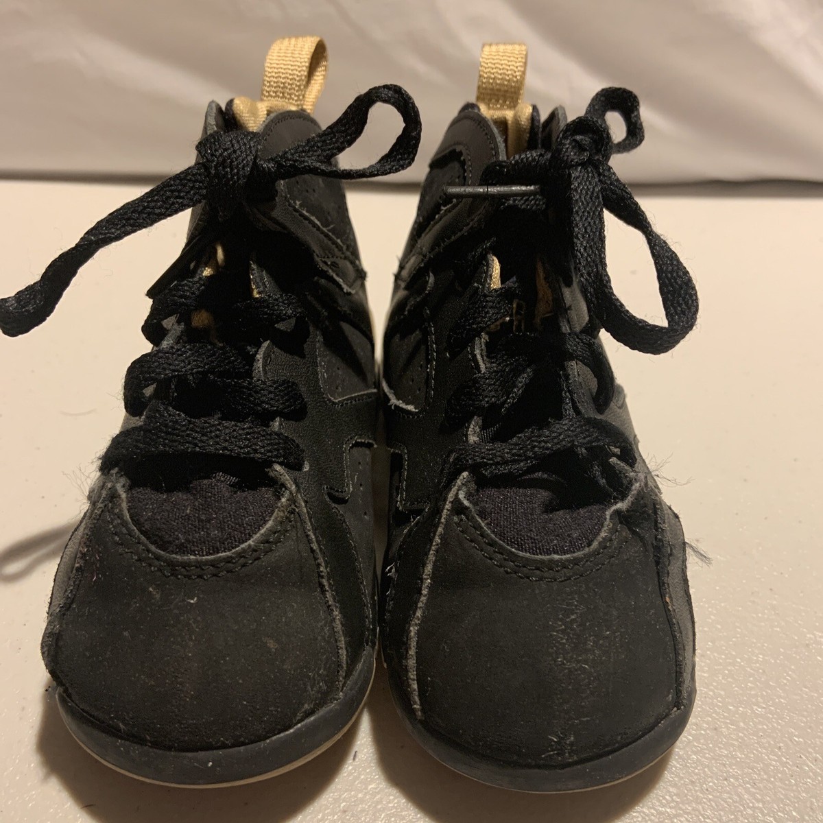 Nike Air Jordan VII 7 Retro TD Golden Moments Gold Black Sz 