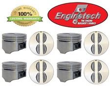 Chevy Chevrolet 305 5.0 5.0l V8 V8 Sbc Flat Top Pistons 1980 - 1989 Set Of 8