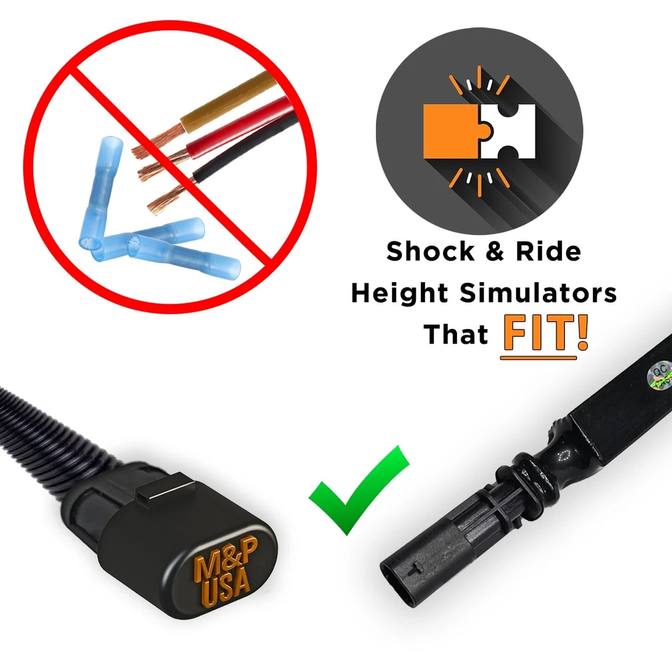 GM MagneRide Z95 Shock & Ride Height Bypass Kit 2013-2020 Cadillac Chevrolet GMC - Image 3 of 4