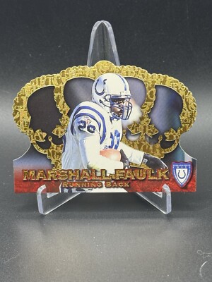 1996 Pacific Crown Royale Die Cut Marshall Faulk #CR-120 HOF Indy Colts