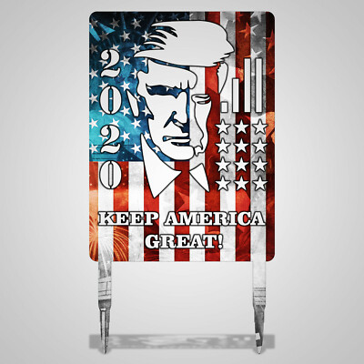 Trump 2020 Election Yard Sign Keep America Great POTUS MAGA Victory Train USA