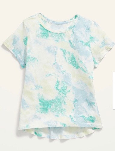 Neu Old Navy Mädchen Kurzarm U-Ausschnitt T-Shirt Tee Batik Sie wählen - Bild 1 von 6