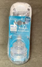 Philips Avent Flow Anti-Colic Baby Bottle Nipple 0M 4Pack