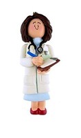 Ornament Central Oc-045-fbr Female Doctor Christmas Ornament, 3-1/2-inch, Brown, on sale Ornament Central Oc-045-fbr Female Doctor Christmas Ornament, 3-1/2-inch, Brown, on sale