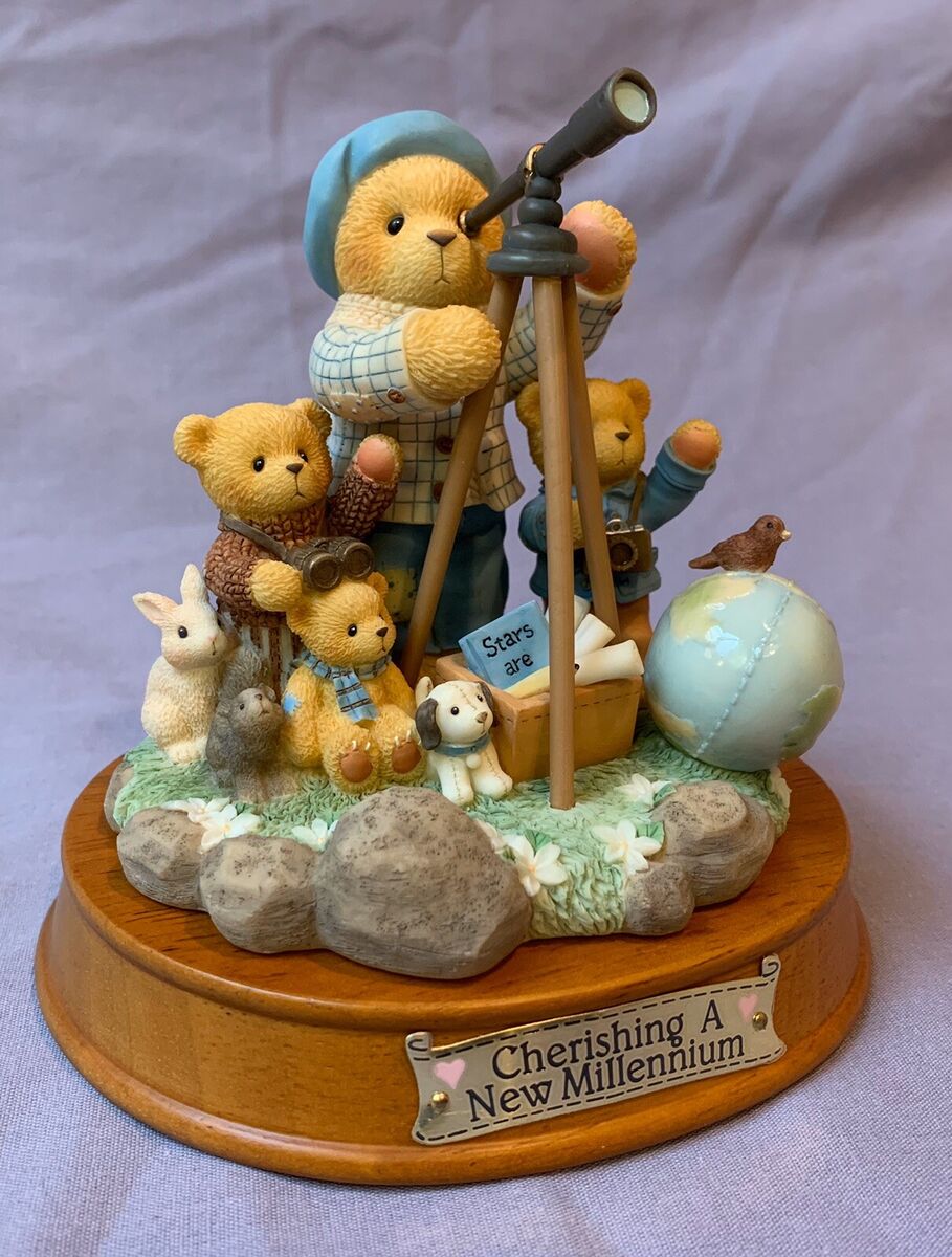Cherished Teddies Winfield #476811 2 PC Set Millennium Limited Edition Figurine Cherished Teddies Winfield #476811 2 PC Set Millennium Limited Edition Figurine