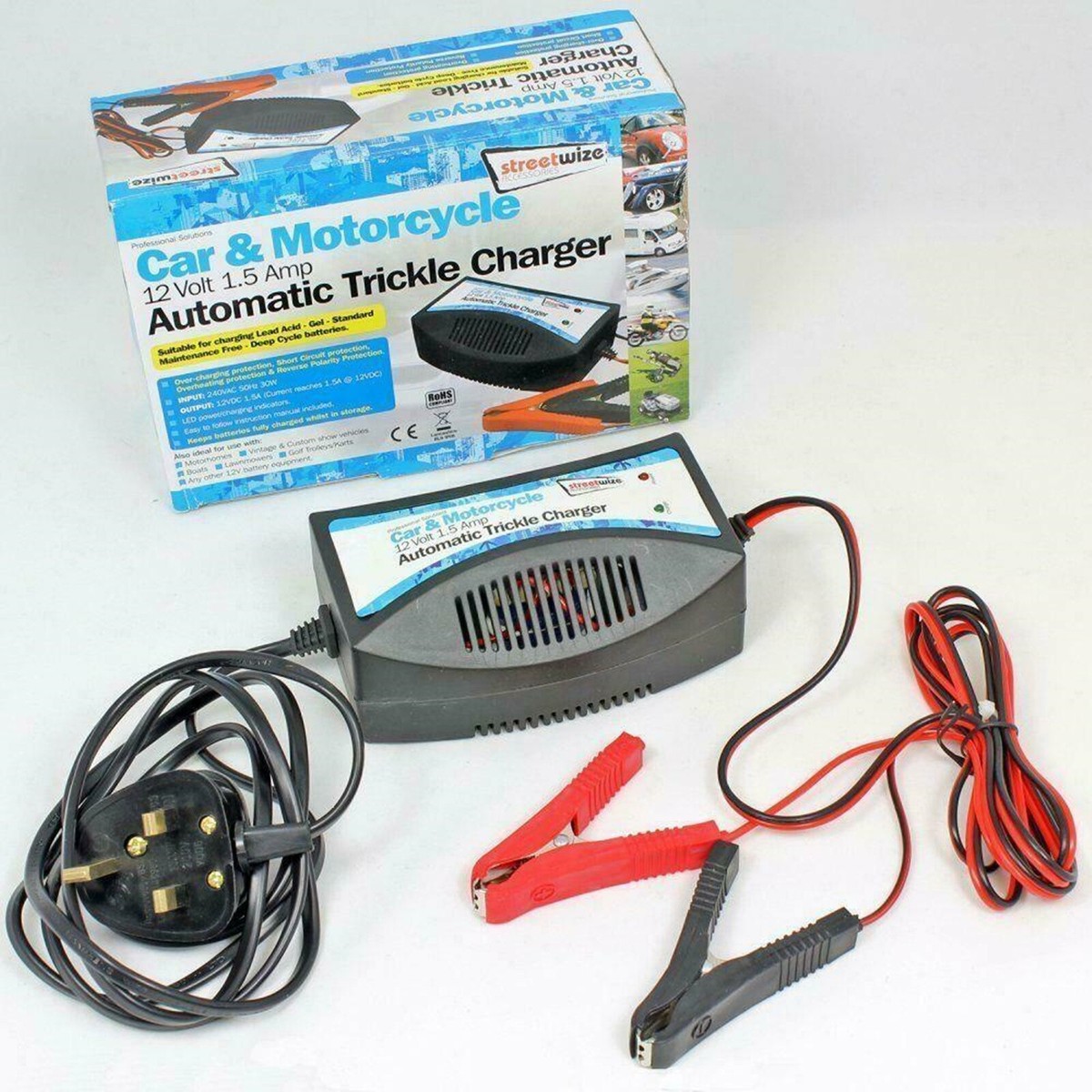 Streetwize 12v Volt Amp Car Van Bike Motorhome Automatic