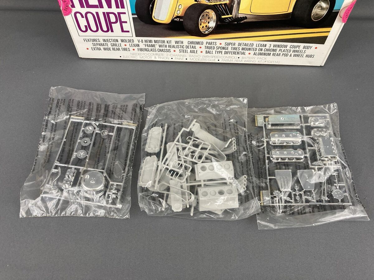 RARE Vintage Parma 1/10 Scale HEMI Coupe R/C Adaptable Model RARE Vintage Parma 1/10 Scale HEMI Coupe R/C Adaptable Model