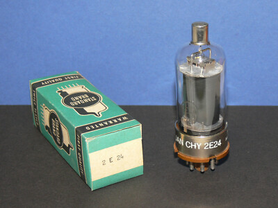 2E24 Tube Transmitting Tetrode Electron Tube New In Original Packaging