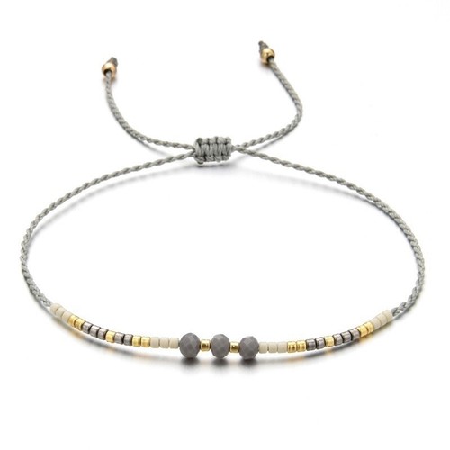 Bracelet Bead Silver Girls Foot Anklet Ankle Adjustable Jewellery Boho Cotton - Picture 14 of 22