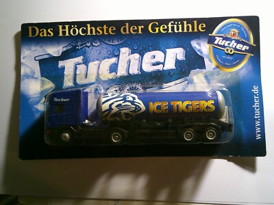 Brauerei Tucher Bräu ice Tigers Scania Tanker Tank SZ  in 1:87 eishockey