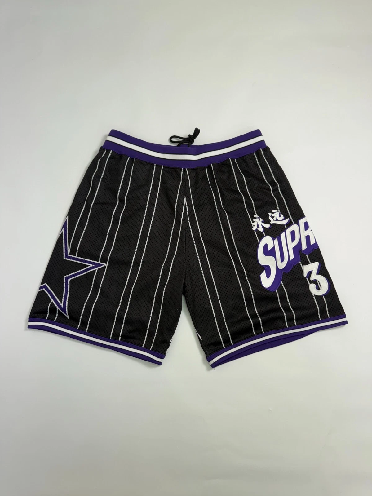 NEUF Short Supreme Star Basketball Noir   Taille PETITE   EN MAIN LIVRAISON GRATUITE