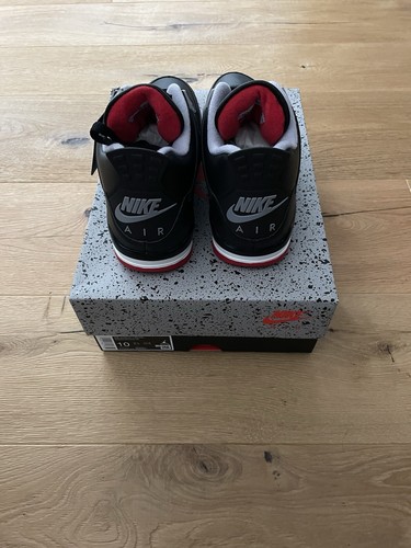 Jordan 4 Retro Bred Gr 44 / US 10 - Bild 4 von 5