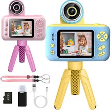 2.4" Screen 1080P Digital Camera with Tripod Flip Lens Video Camcorder Kids Toy