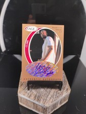 1998 SAGE - Authentic Autograph Bronze #A9 Keon Clark /650 (AU, RC)