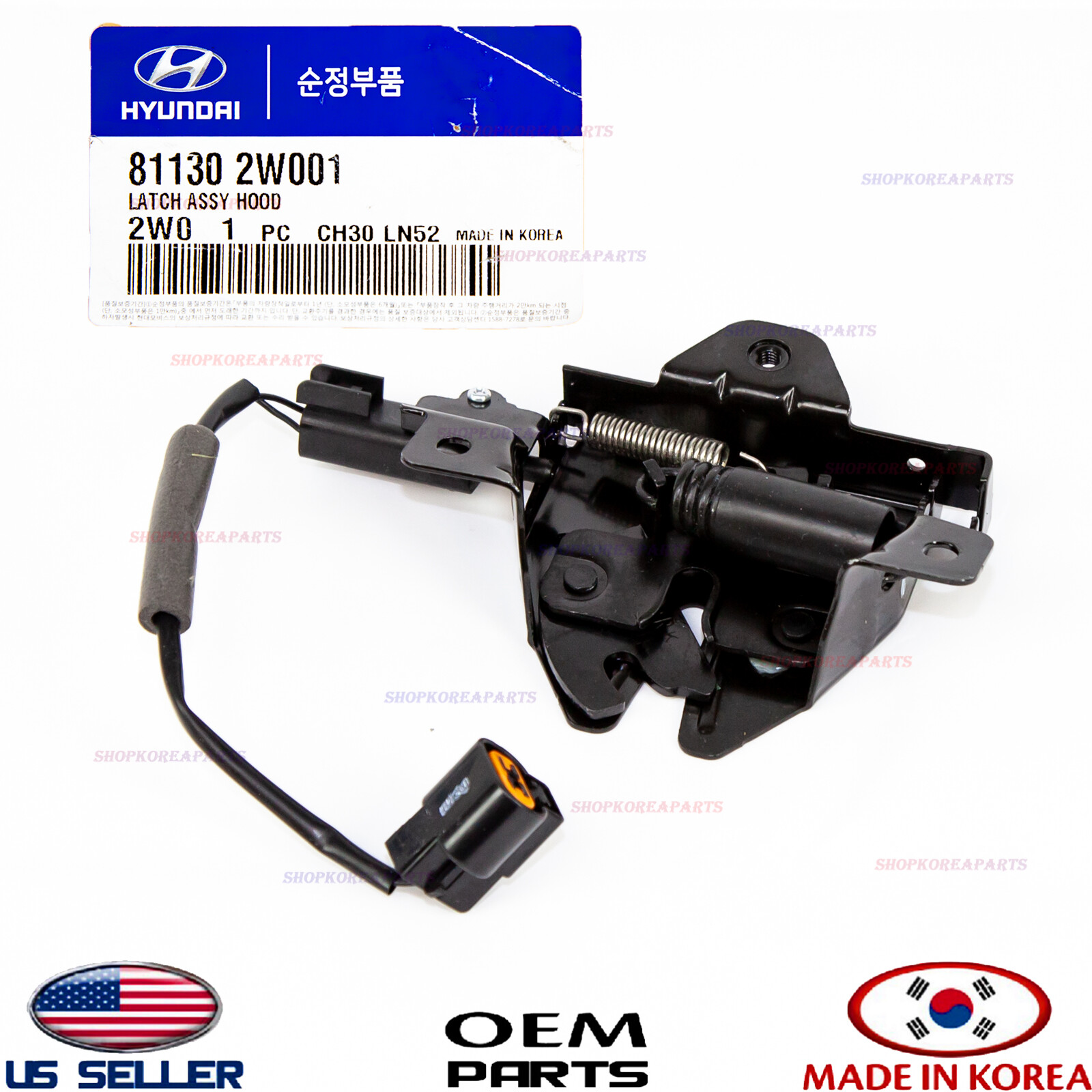 Hood Lock ⭐OEM⭐ Hood Latch ⭐GENUINE⭐ Hyundai Santa Fe Fe 20132019 811302W001 eBay