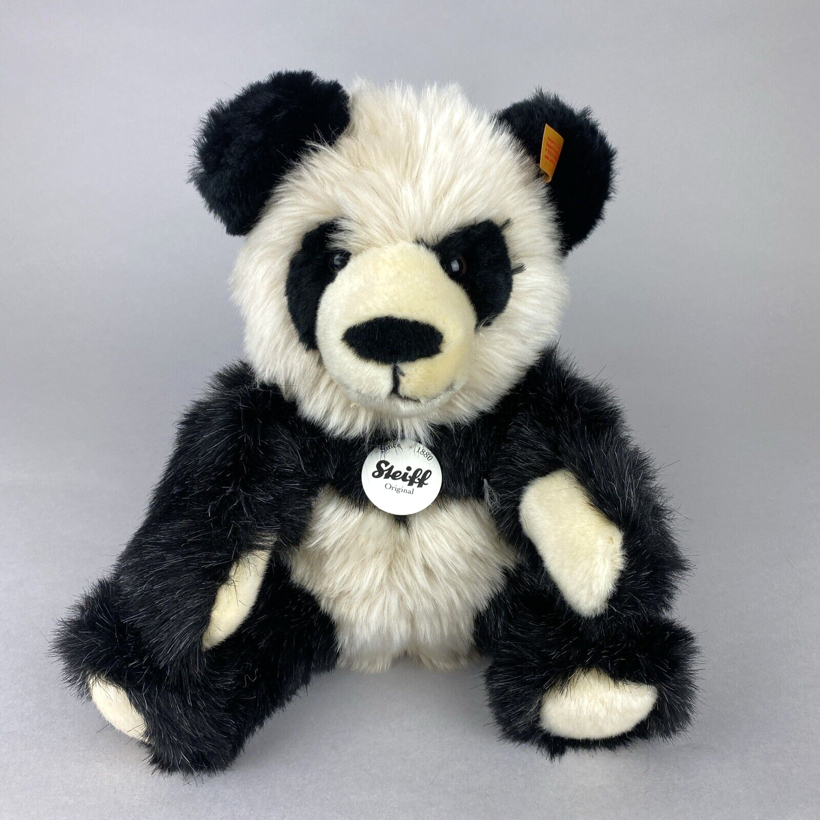 Steiff ""Manschli"" 24cm Plush Panda Bear - EAN: 060021 - Retired