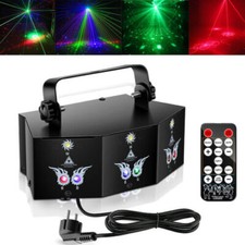 9-EYE LED Laser Light DMX Scan Projector Strobe Party Stage Lights DJ Disco Show