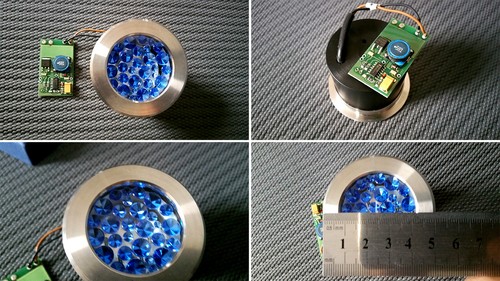 Swarovski LED Tango Designer Uplight / Floor Mounted / IP67 24V / BLUE Swarovski - Picture 6 of 8