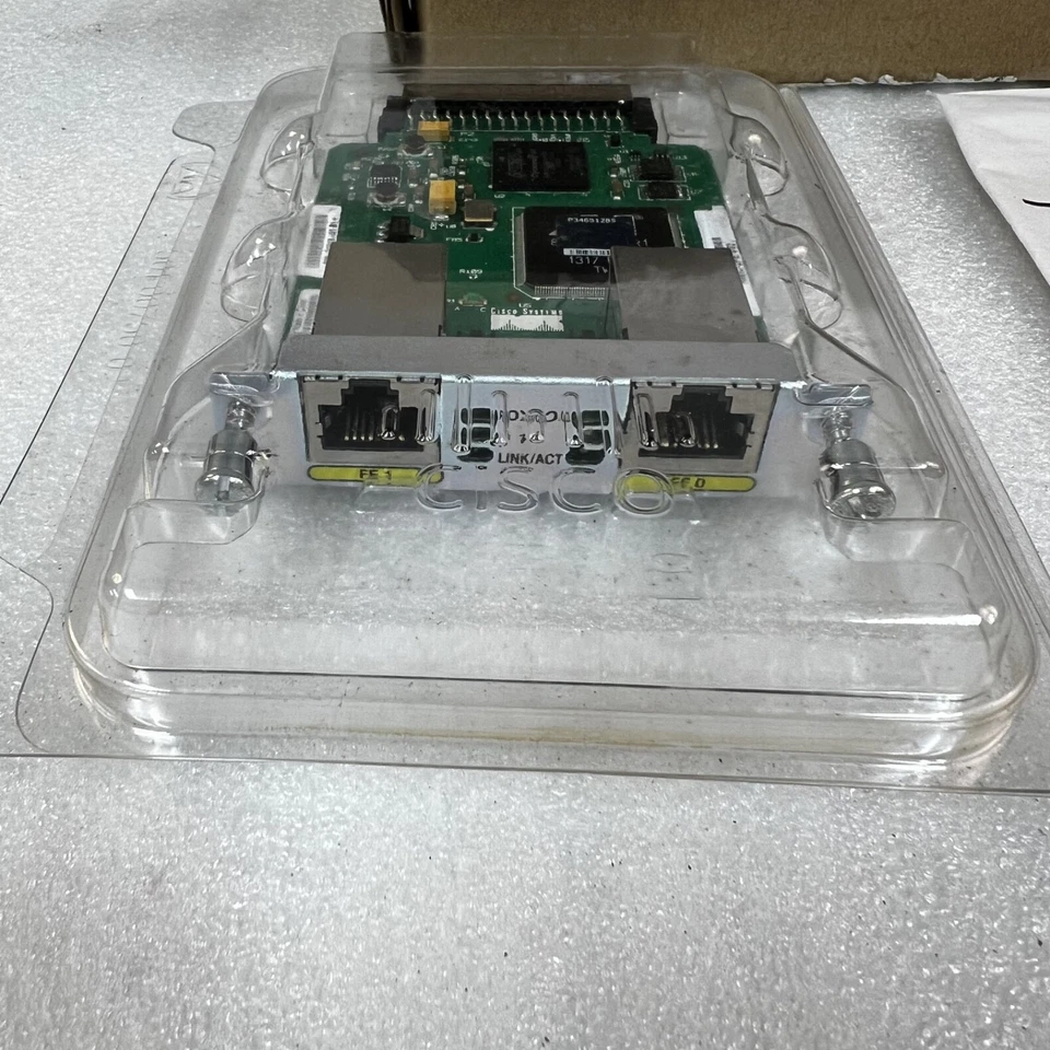 Cisco HWIC-2FE V02 High-Speed WAN Interface Card 2-Port 10/100 Fast Ethernet NEW - Image 4 of 4