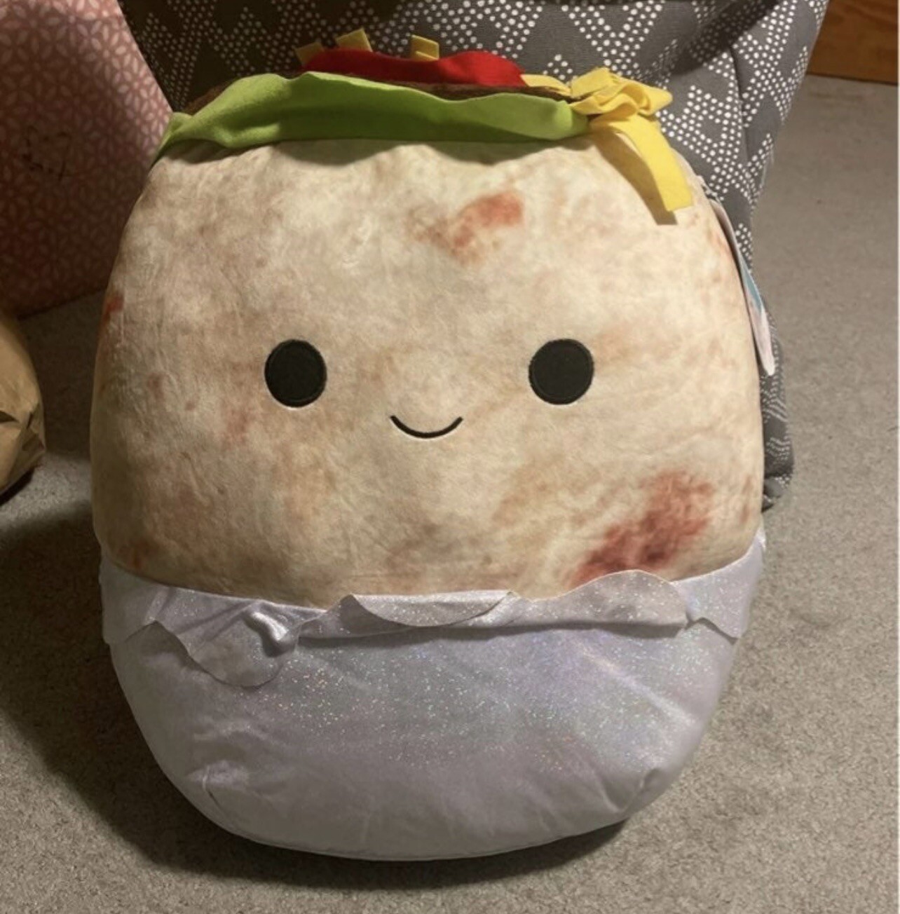 brand-new-16-bernardo-the-burrito-squishmallow-pillow-plush-new-with