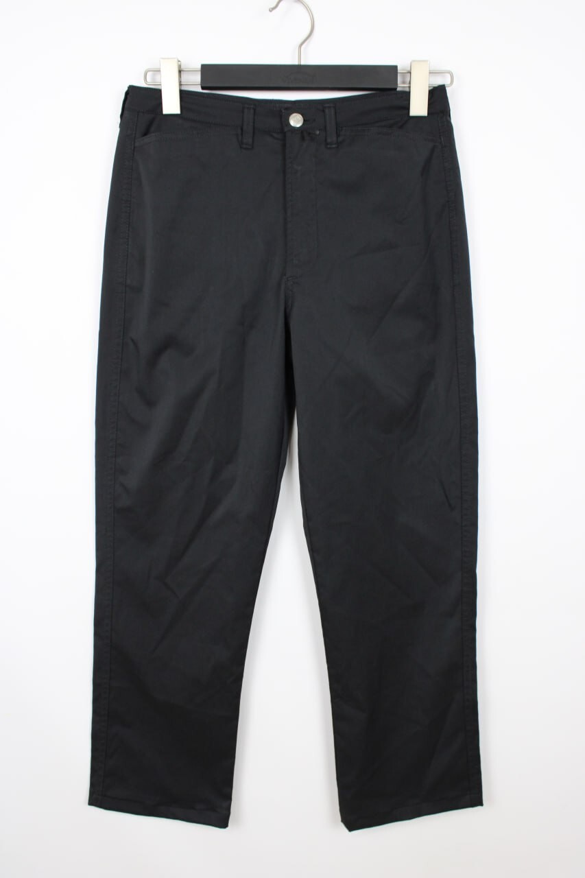 MARITHE FRANCOIS GIRBOUD Black Stretch Straight Pants Trousers I44 / W30 Zip Fly