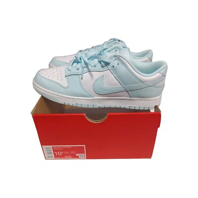 Nike Dunk Low Retro White/Glacier Blue Mens 10.5 DV0833-104