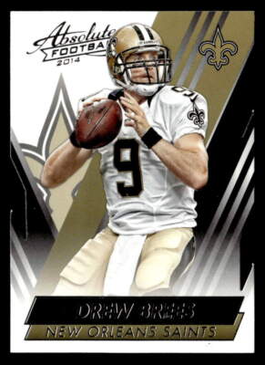 Drew Brees 2014 Panini Absolute  Card #51 New Orleans Saints