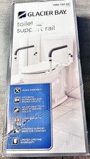 NEW Glacier Bay Toilet Support Rail Adjustable Grab Bar